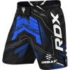 Шорти для MMA RDX MSS-IMF схвалені IMMAF Blue, Розмір M, Поліестер, Спандекс, Синій