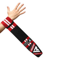 Кистевые бинты RDX W4 Red, 3,6 м, хлопок с эластичным волокном, красные