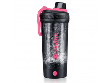 Шейкер спортивний електричний VOLTRX Gallium 600 мл. Tritan Pink
