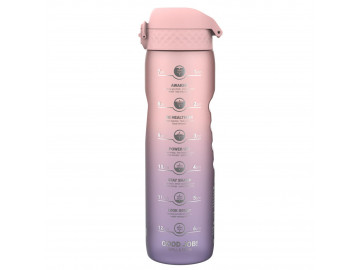 Пляшка для води ION8 1000 мл. BPA Free, Times To Drink, (ЕКО пляшка) BPA Free, Periwinkle &Rose
