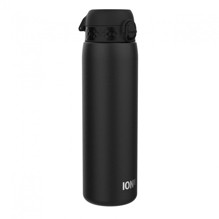 Пляшка для води металева ION8 1200 мл. Stainless Steel , Black