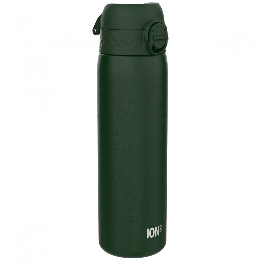Пляшка для води металева ION8 600 мл. Stainless Steel , Dark Green