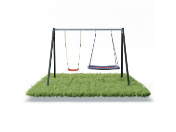 Каркас для детских качелей WCG 2 Elite Play Frame + Качели гнездо прямоугольные + пластиковые качели