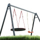 Каркас для дитячої гойдалки WCG 2 Elite Play Frame Двомісна + Гойдалка гніздо прямокутна + пластикова гойдалка