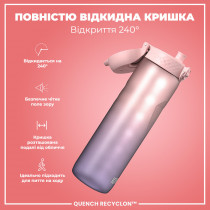 Пляшка для води ION8 1000 мл. BPA Free, Times To Drink, (ЕКО пляшка) BPA Free, Periwinkle &Rose Пляшка для води ION8 1000 мл. BPA Free, Times To Drink, (ЕКО пляшка) BPA Free, Periwinkle &Rose
