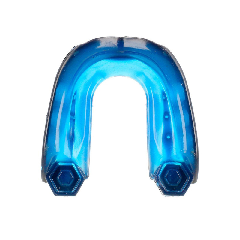 Капа Shock Doctor Gel Max, Взрослая (возраст 11+) Black/Blue, Посадка: Формируется под прикус, Термополимер, Черно-синий