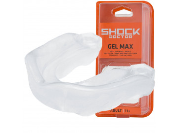 Капа Shock Doctor Gel Max доросла (вік 11+) Clear (art. 6190-TC-AD)