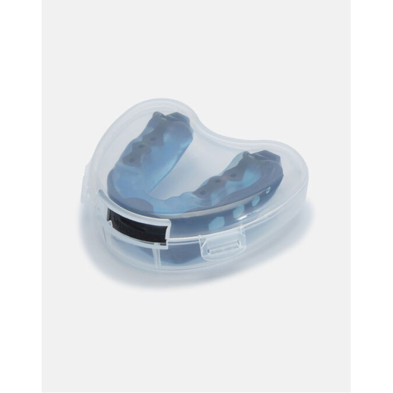 Капа Shock Doctor Gel Max, Взрослая (возраст 11+) Black/Blue, Посадка: Формируется под прикус, Термополимер, Черно-синий