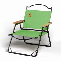 Стул раскладной со спинкой для кемпинга WCG Chill Зеленый
