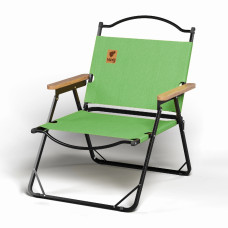 Стул раскладной со спинкой для кемпинга WCG Chill Зеленый