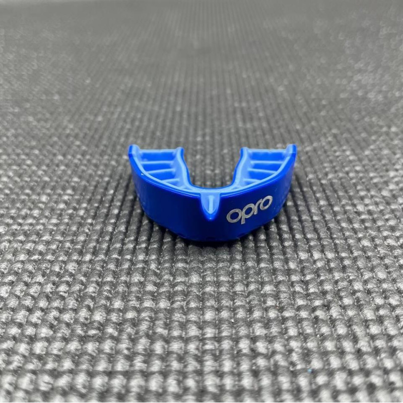 Капа OPRO Silver доросла (вік 11+) Dark Blue/Blue (art.102502002)