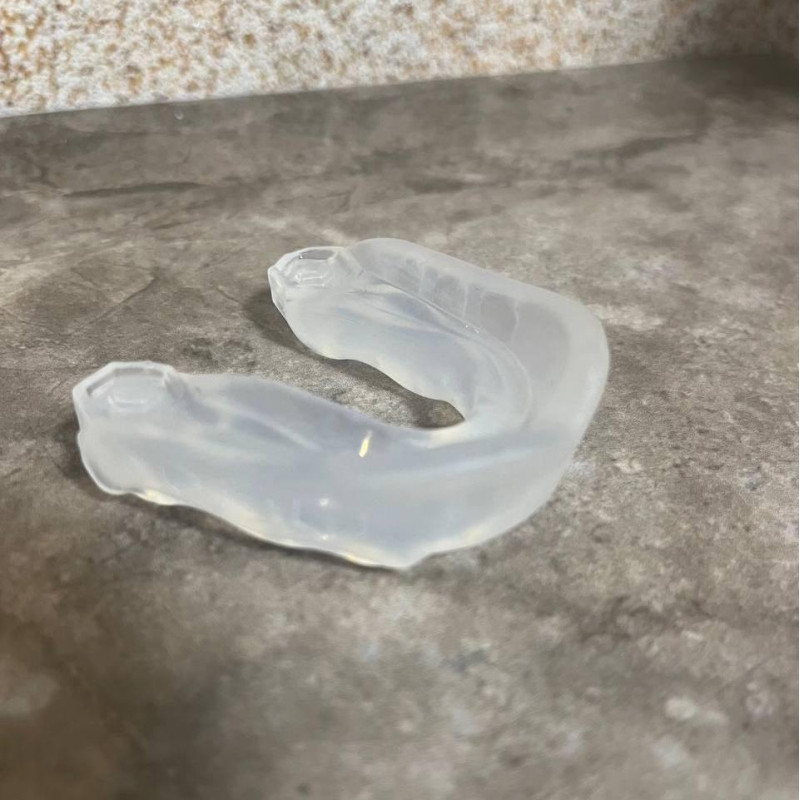 Капа Shock Doctor Gel Max, Взрослая (возраст 11+) Clear, Посадка: формируется под прикус, Термополимер, Прозрачный