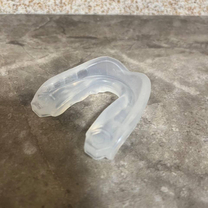 Капа Shock Doctor Gel Max, Взрослая (возраст 11+) Clear, Посадка: формируется под прикус, Термополимер, Прозрачный