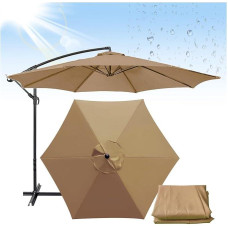 Садовый зонт регулируемый 3 м с наклоном Бежевый + чехол WCG