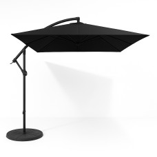 Зонт садовый регулируемый 2,5×2,5 м с наклоном Чёрный + чехол WCG