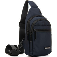 Сумка через плече Lanpad чоловіча синя