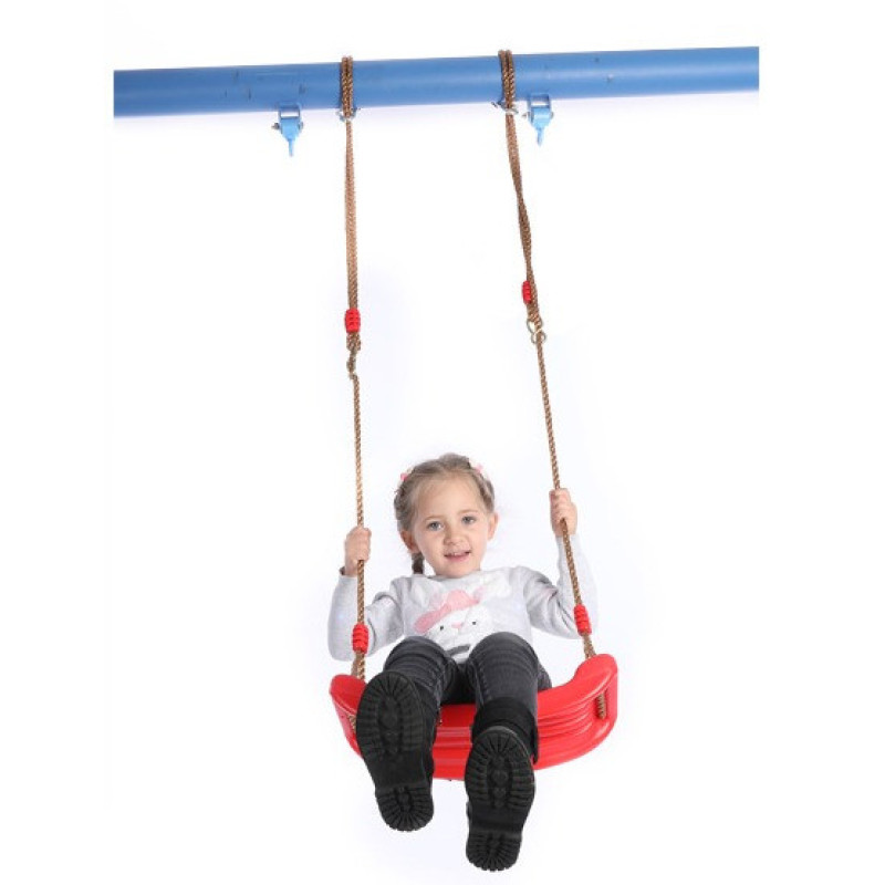 Дитяча гойдалка WCG BLOW, Від 2 років, Розміри сидіння: 42×17×8,5 см, Пластик, Червоний