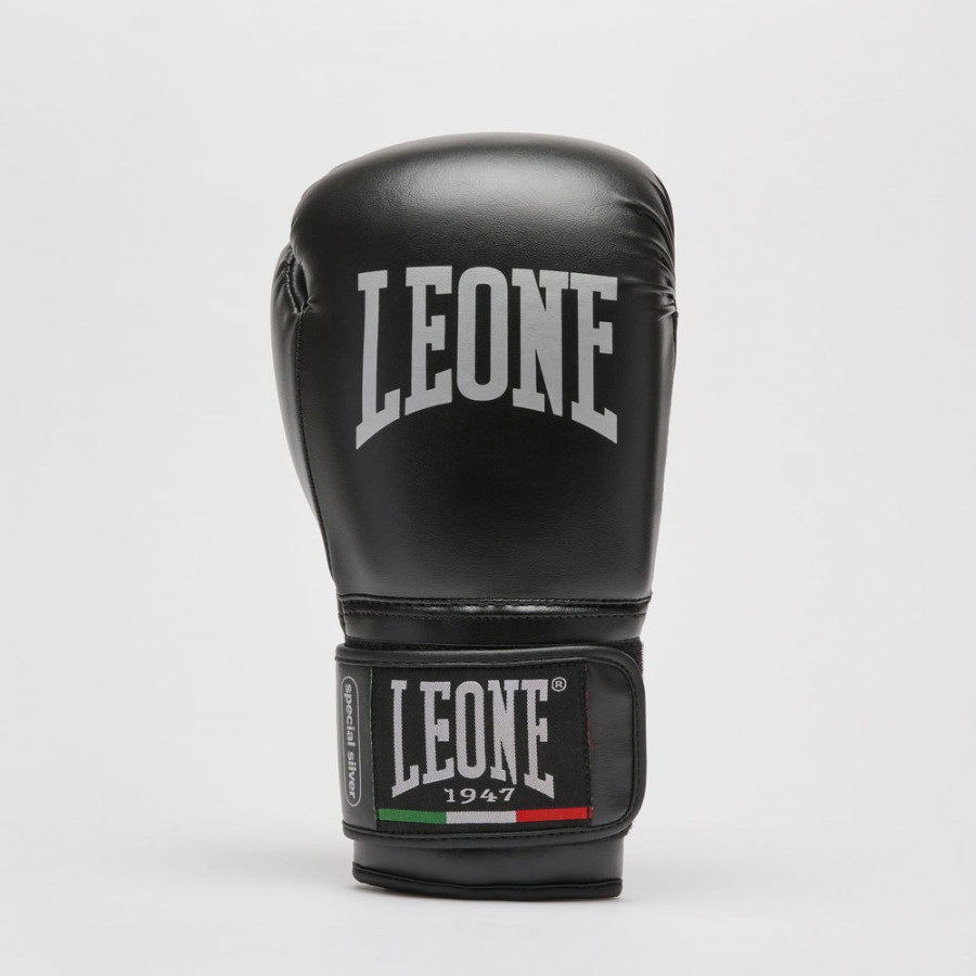 Боксерські рукавиці Leone GN383 THUNDER Black 12 унцій (капу в комплекті)