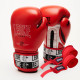 Боксерские перчатки Leone GN208 ICONIC Red (бинты 4 м. в комплекте), 10 унций, Натуральная кожа буйвола, Полиуретан, Красный