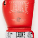 Боксерские перчатки Leone GN208 ICONIC Red (бинты 4 м. в комплекте), 10 унций, Натуральная кожа буйвола, Полиуретан, Красный