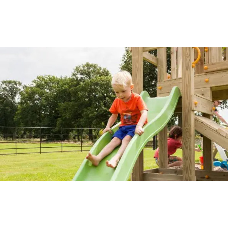 Детская горка пластиковая 3 м (Бельгия) Салатовая