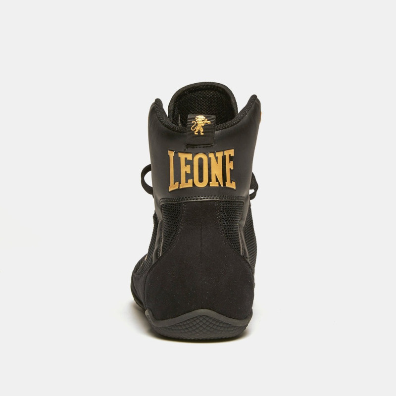 Боксерки (боксерське взуття) Leone CL110 PREMIUM Black, Розмір 40, Поліуретан, Чорний
