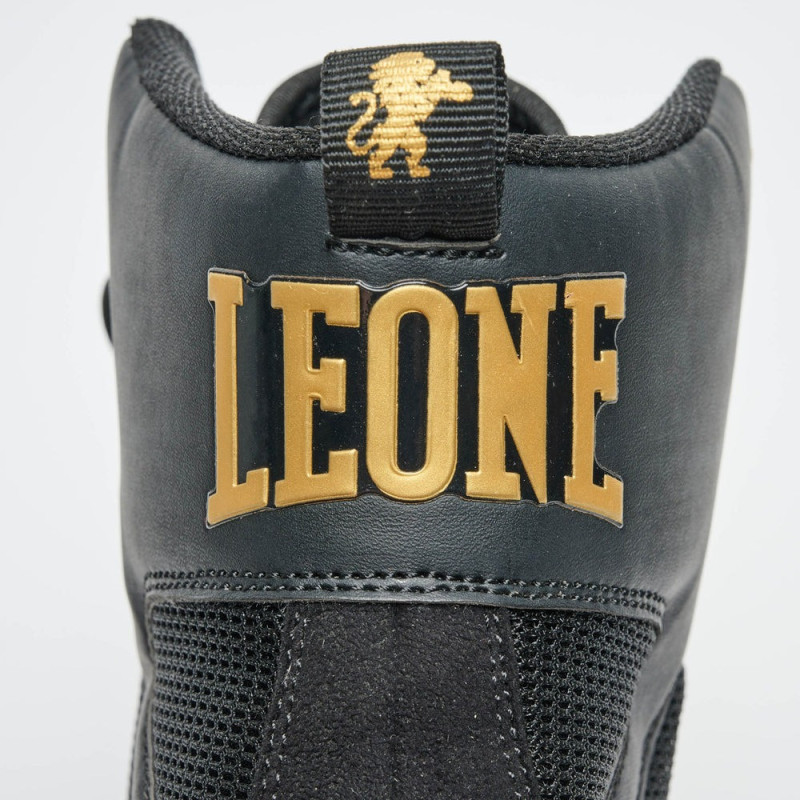 Боксерки (боксерське взуття) Leone CL110 PREMIUM Black, Розмір 40, Поліуретан, Чорний
