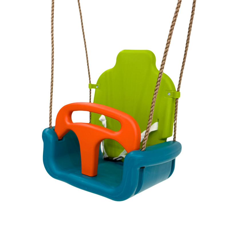 Дитяча гойдалка WCG Grow 3в1 LIME, Віком від 6 міс. до 7 р., Різнокольоровий