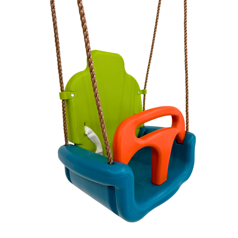 Дитяча гойдалка WCG Grow 3в1 LIME, Віком від 6 міс. до 7 р., Різнокольоровий