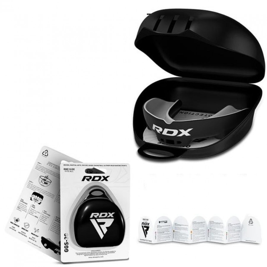 Капа RDX 3w доросла (вік 12+) Black/White