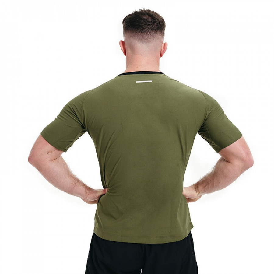 Чоловіча футболка RDX M1 з ефектом сауни Army Green M