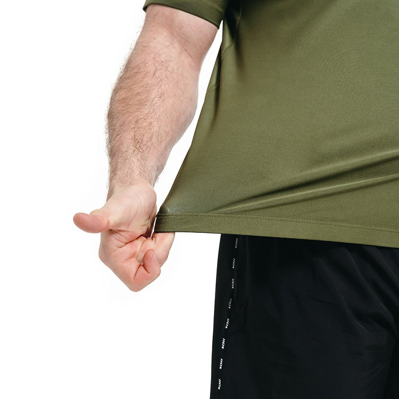 Чоловіча футболка RDX M1 з ефектом сауни Army Green M