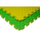 Мат-татамі (Мат-пазл ластівчин хвіст) WCG EVA 100х100х2 cm Зелено-жовтий