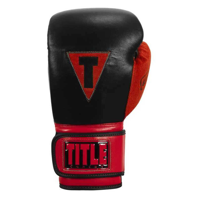 Боксерські рукавиці TITLE Boxing All Heart Bag Gloves 2.0 Black/Red 10 oz
