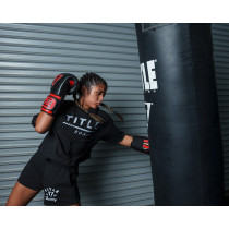 Боксерські рукавиці TITLE Boxing All Heart Bag Gloves 2.0 Black/Red 12 oz Боксерські рукавиці TITLE Boxing All Heart Bag Gloves 2.0 Black/Red 12 oz