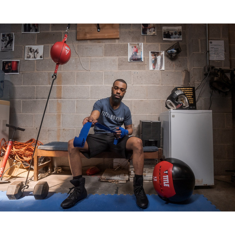 Бинты для бокса TITLE Boxing Select 180" Semi Elastic Mexican Royal, Длина 4,5 м, Полуэластичные, Спандекс, Полиэстер, Синий