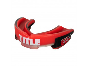 Капа TITLE Boxing Gel Triple-Shox 2.0 доросла (вік 11+) Red/Black