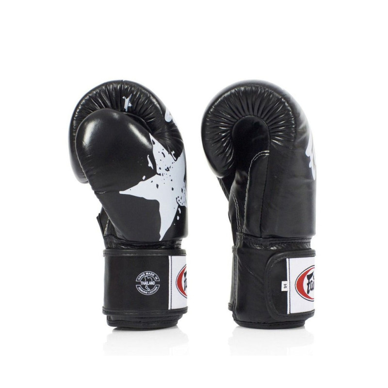 Боксерські рукавиці Fairtex BGV1 Nation Print Black 16 унцій