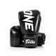 Боксерські рукавиці Fairtex BGV1-ONE (натуральна шкіра) Black 12 унцій (бинти в комплекті)