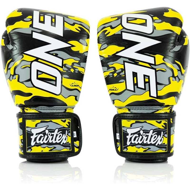 Боксерські рукавиці Fairtex BGV-ONE X STBG (натуральна шкіра) 10 унцій (бинти в комплекті)