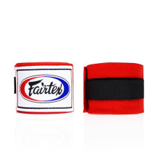 Бинти для боксу Fairtex HW2 Red, Довжина 4,5 м, Еластичні, 100% бавовна, Червоний