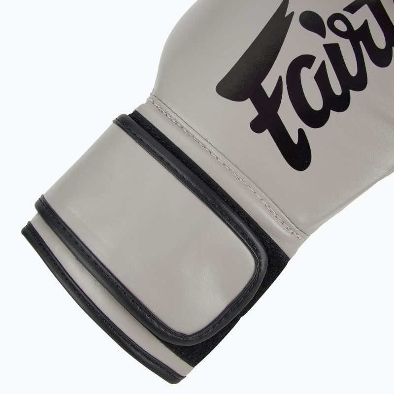 Боксерские перчатки Fairtex BGV14 Grey (бинты в комплекте), 10 унций, Микрофибра, Серый