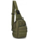 Тактическая сумка, слинг, армейский рюкзак через плечо Green Tactical