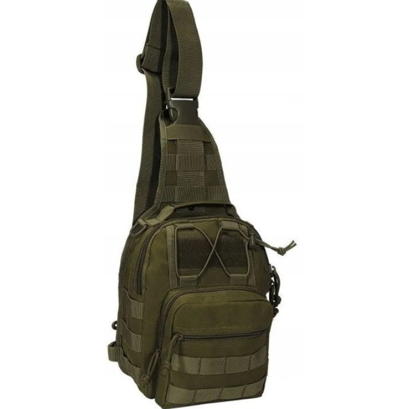 Тактическая сумка, слинг, армейский рюкзак через плечо Green Tactical