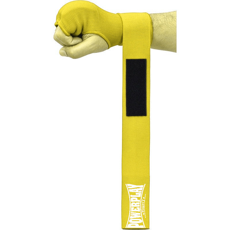 Бинты-перчатки PowerPlay 3096 с гелевыми подушечками, Размер S, Хлопок, Спандекс, Гелевая набивка, Оливковый