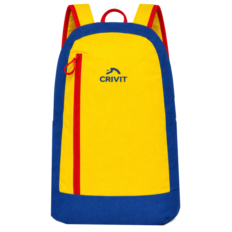 Невеликий міський рюкзак 10L Crivit Mini синій з жовтим
