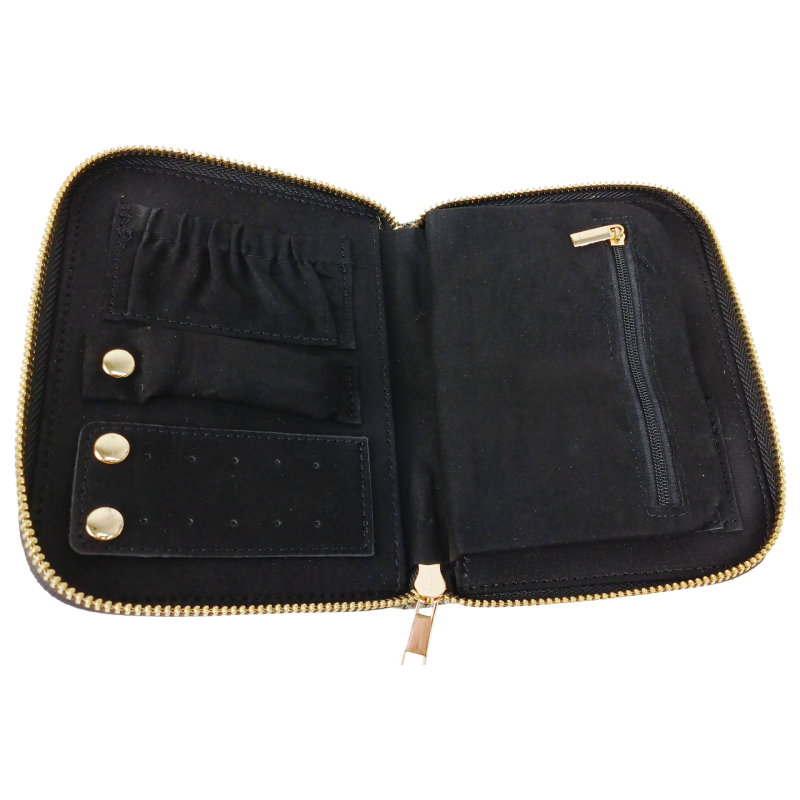 Футляр, органайзер для прикрас та коштовностей Travel Jewelry Case сірий