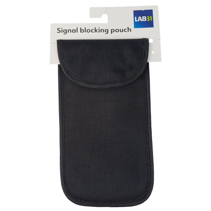 Чехол антисканер RFID для телефона и карт блокировка сигнала GSM GPS LAB31 черный