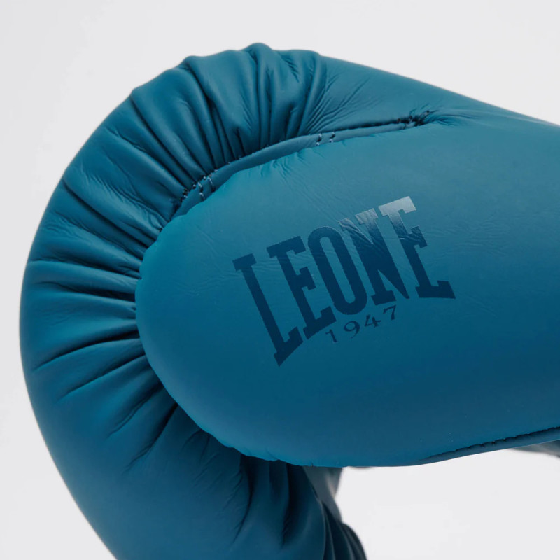 Боксерські рукавиці Leone GN058 TONE X Teal, 16 унцій, Натуральна шкіра, Синій