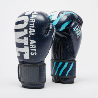 Боксерські рукавиці Leone GN004 PRIMAL INSTINCT Blue,12 унцій, Поліуретан, Синій